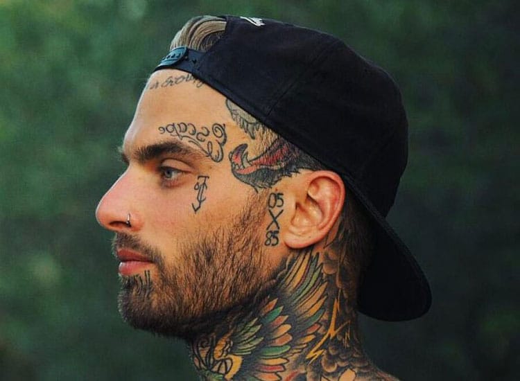 Badass Face Tattoos