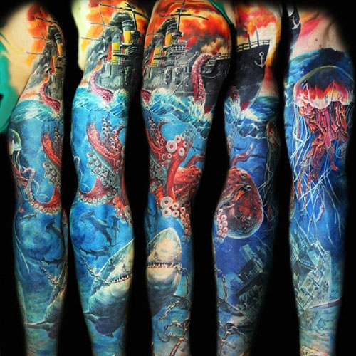 Badass Sleeve Tattoos