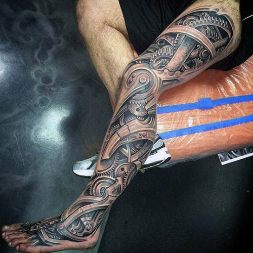 Badass Leg Tattoos