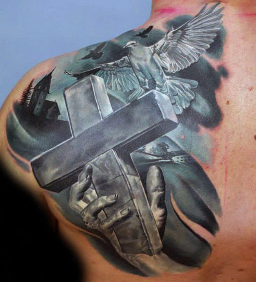 Badass Shoulder Tattoos For Men