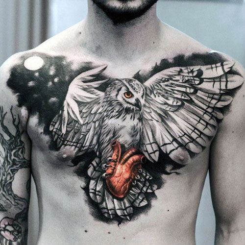 Awesome Chest Tattoo Designs For Guys
