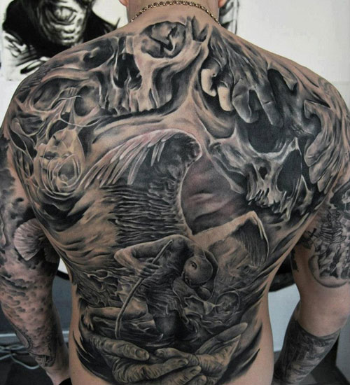 Awesome Back Tattoo Designs