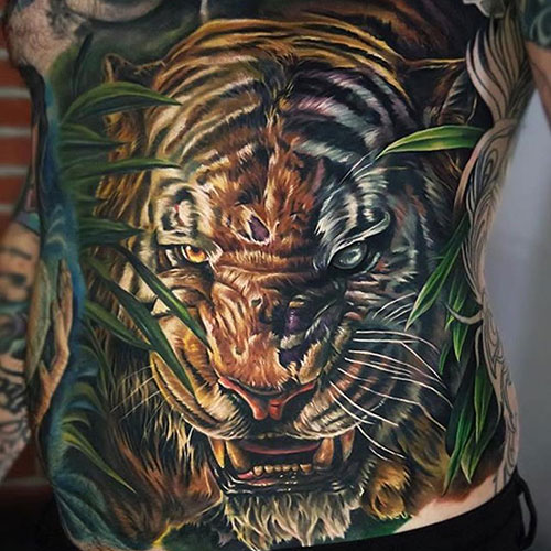 Cool Tiger Tattoo Designs For Guys