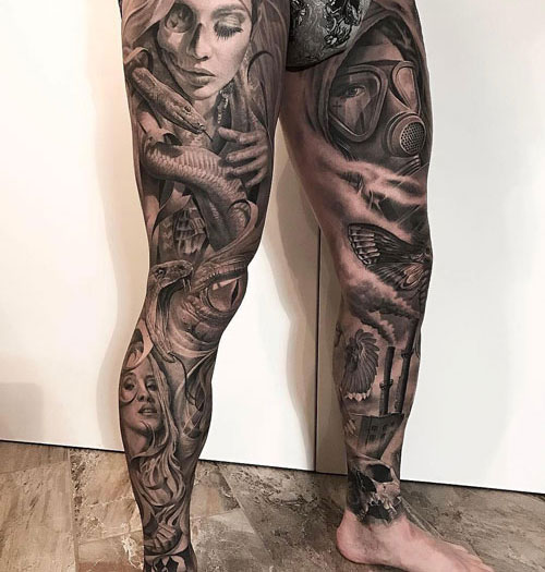 Cool Leg Tattoo Ideas For Guys