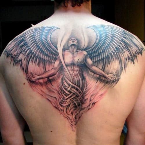 Angel Back Tattoos