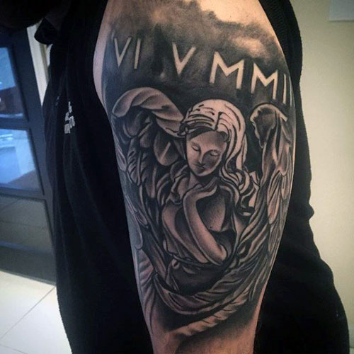 Angel Shoulder Tattoo