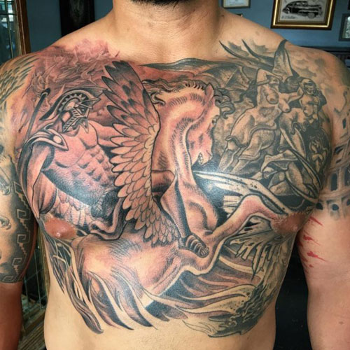 Best Warrior Angel Tattoo Designs For Men