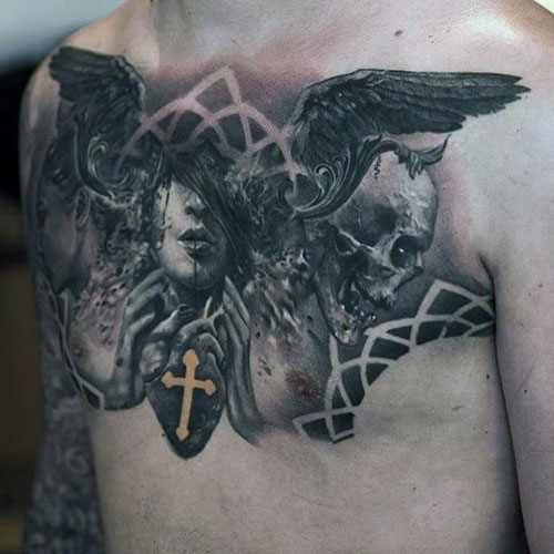 Demon and Angel Tattoo Designs