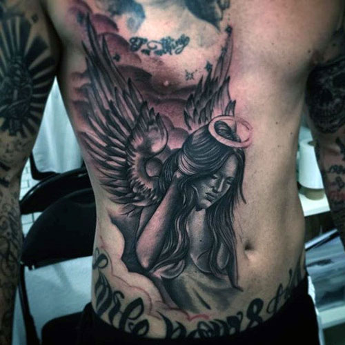Awesome Halo Angel Tattoos For Men