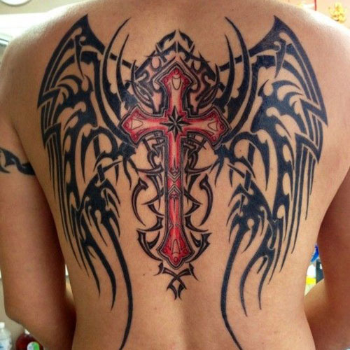 Best Angel Tribal Tattoo Designs