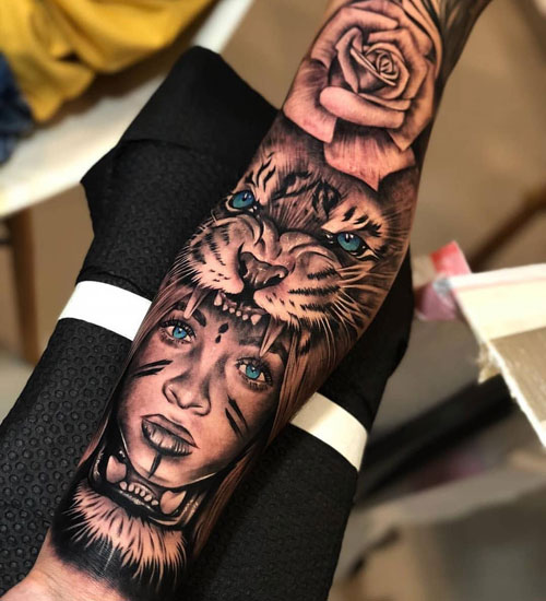 Unique Half Sleeve Arm Tattoos