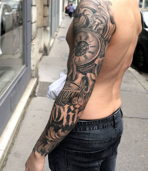 Full Sleeve Arm Tattoo Designs For Men