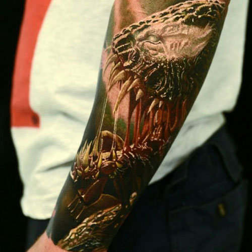 Badass Full Sleeve Arm Tattoos