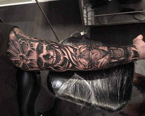 Full Arm Tattoo Ideas For Guys