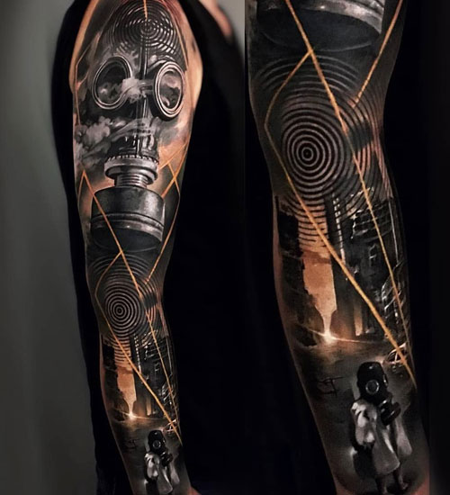 Badass 3D Arm Tattoo Designs