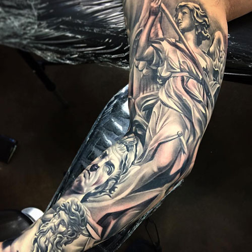 Badass Full Inside Arm Tattoos