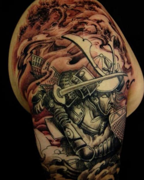 Cool Arm Tattoos For Guys - Warrior