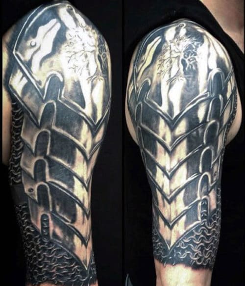 Cool Arm Tattoos For Guys - Armor