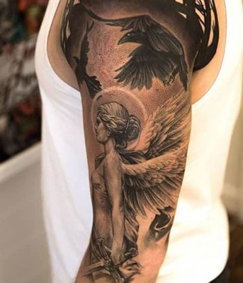 Arm Tattoos - Angel