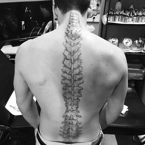 Spine Tattoo Ideas For Men