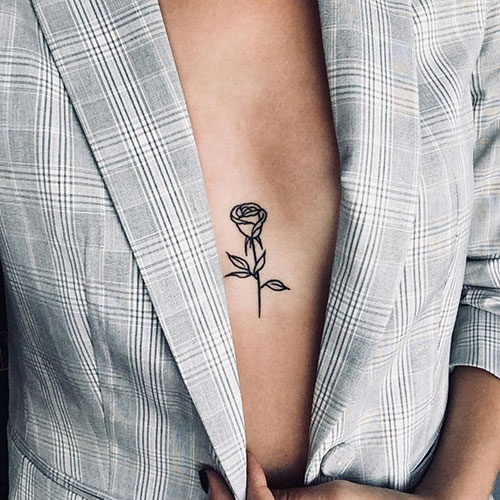 Small Chest Tattoos For Girls