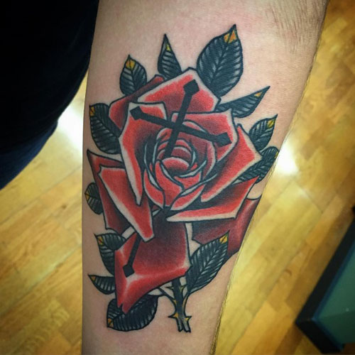 Religious Rose Tattoos