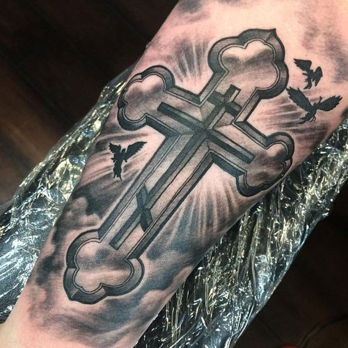 Triple Cross Tattoo