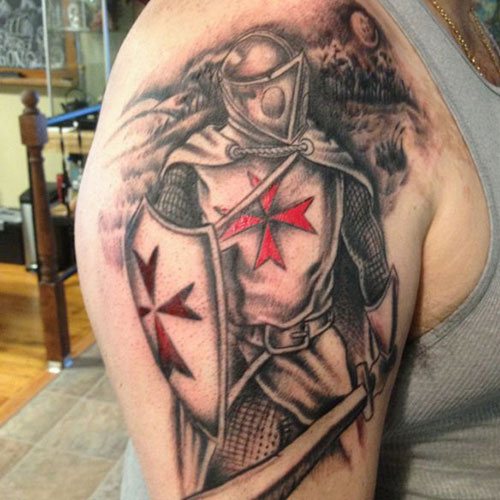Maltese Knight Cross Tattoo