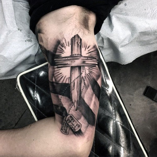 Arm Cross Tattoos