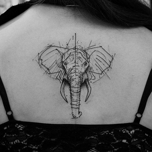 Best Elephant Back Tattoo