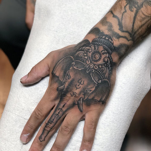 Indian Elephant Tattoo