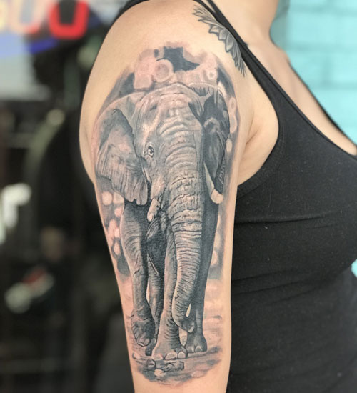 Elephant Tattoo Sleeve