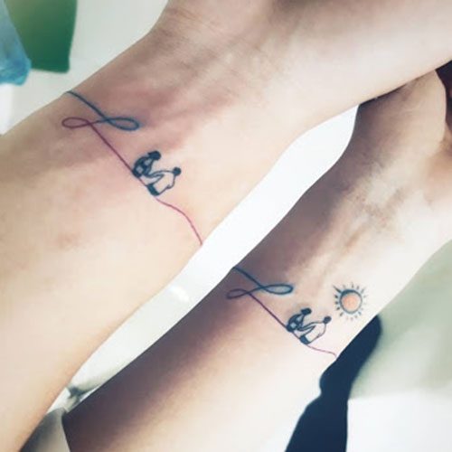 Small Matching Tattoos For Couples