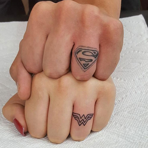 Matching Ring Finger Tattoos