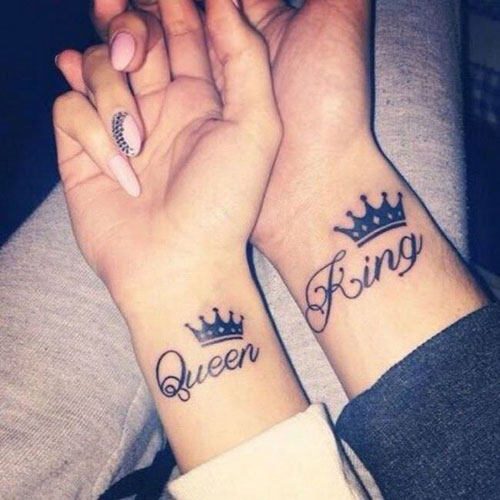Sweet Matching Couple Tattoos - Relationship Goal Tattoos