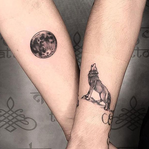 Matching Meaningful Couple Tattoos