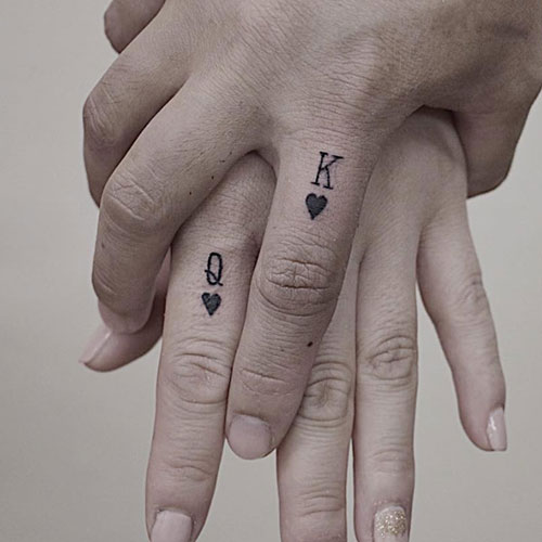 Simple Couple Tattoos