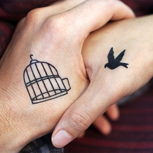 Couple Hand Tattoos