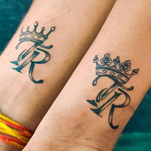 Initial Tattoo Designs For Couples