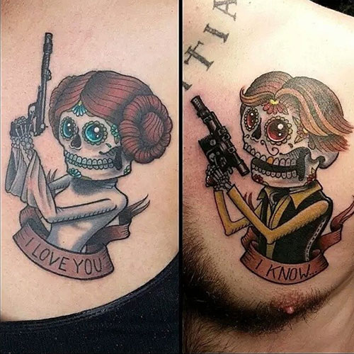 Matching Star Wars Tattoos