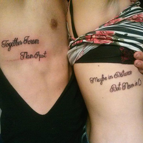 Hot Couple Tattoos