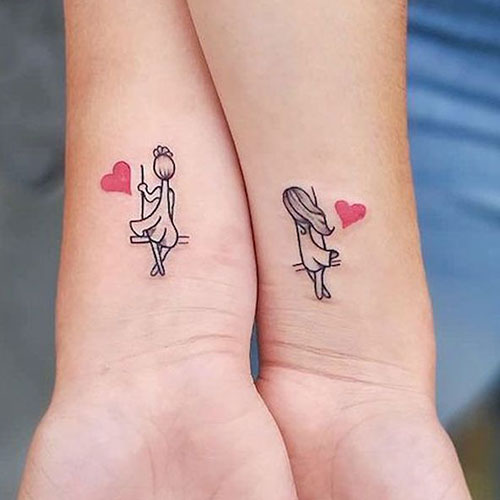Lesbian Couple Tattoos