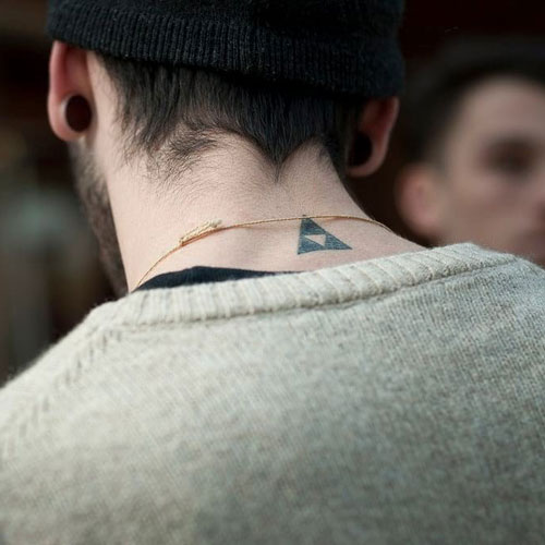 Small Back of Neck Tattoos
