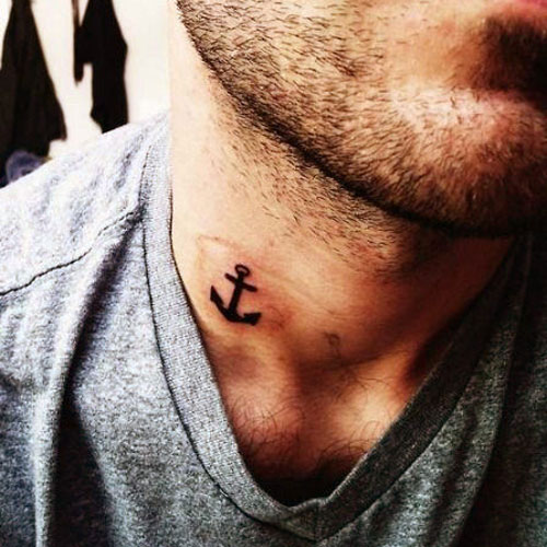 Small Neck Tattoos For Men