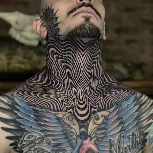 Shoulder to Neck Tattoo