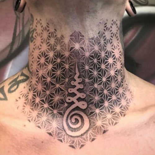 Unique Neck Tattoos For Men