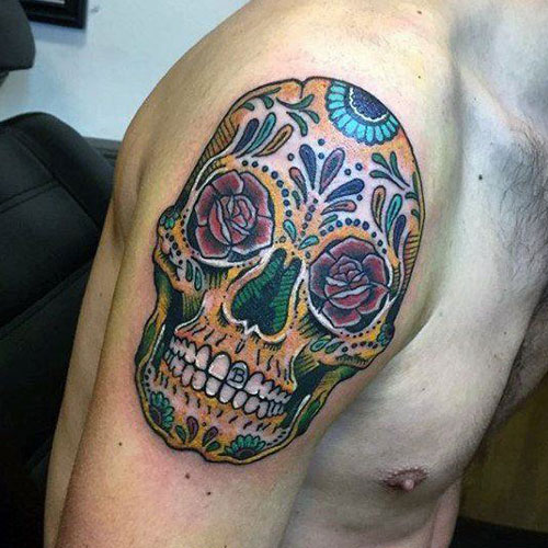 Sugar Skull Tattoo Design Ideas