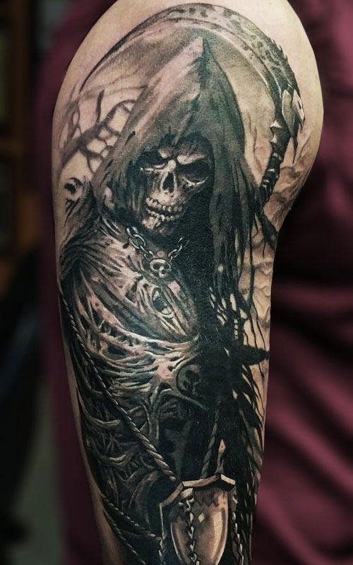 Death Skull Tattoo Design Ideas
