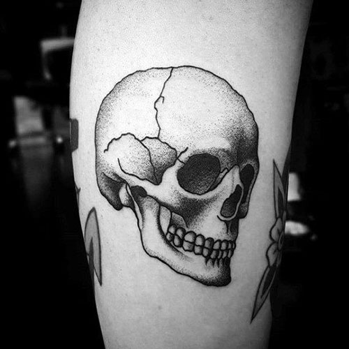 Simple Skull Tattoo