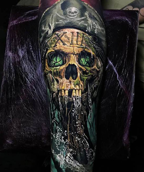 Pirate Skull Tattoo Design Ideas